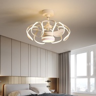 ST-🚢Direct Ceiling Fan Bedroom Dining Room Ceiling Fans Low Floor Mute Variable Frequency Simple Living Room Fan