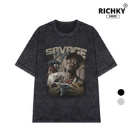 Wash Richky Hanoi Premium Tee Savage 21 Graphic
