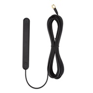 Digital Radio Antenna FM/DAB/DAB+ Digital Radio Antenna 5M SMA 20db 5V/15mA Adhesive Bonding Install