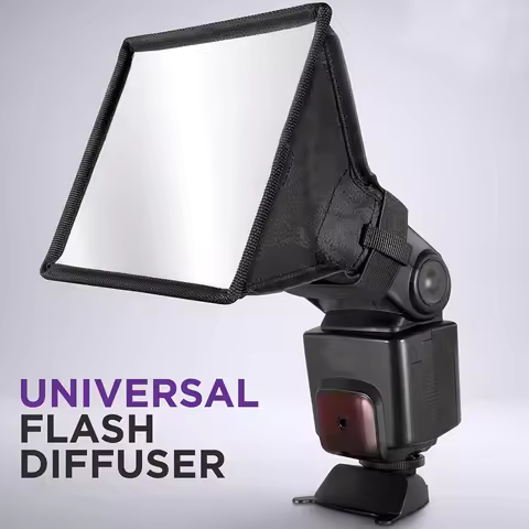 30x20cm/17x15cm Universal Collapsible Flash Diffuser Light Softbox for Nikon Canon Sigma Sony Yongnu