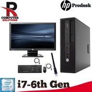 HP Elitedesk Intel Core  i7-6700  6th Gen  Desktop PC Only & Full Set  [  Refurbished ] See More ...