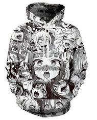 Anime Pocket Hooded Sweatshirts Goku 3D Hoodies Pullovers Men Women Long Sleeve Outerwear Hip Hop Ho