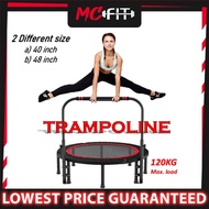 MCFIT 48 Inch Foldable Silent Fitness Trampoline Indoor Rebounder for Adults Outdoor Exercise Women Men Children 弹跳床