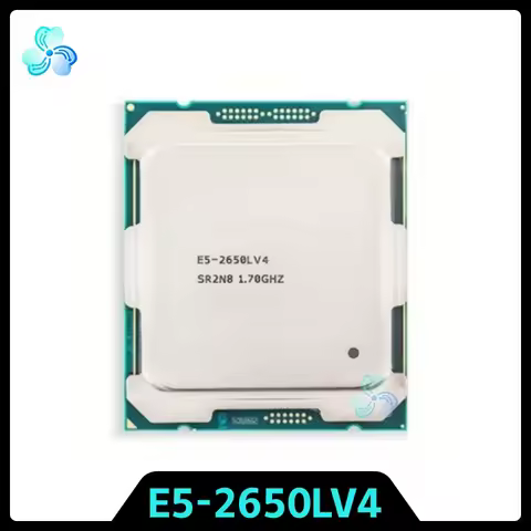 Xeon E5-2650LV4 CPU SR2N8 Low Power 14-Cores 28-Thread 1.7GHz 35MB 14nm 65W LGA2011 E5 2650L V4 CPU 