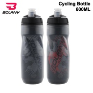 Bolany Bicycle Water Bottle 600ml PP5 Food Grade Sports Fitness Running Riding Hiking Outdoor Sports Bike Cup Cycling Pa