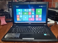 Notebook MSI CR410 มือสอง Ram 4 GB Harddisk 320 GB สภาพสวย