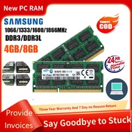 PC RAM ใหม่ | Samsung หน่วยความจำ DDR3/8GB 4GB/8GB 1600MHz 1333Mhz 1066Mhz/DDR3L และรองรับ AMD รองรับปลั๊ก N Play หน่วยความจำเกมที่ถูกที่สุดสำหรับแล็ปท็อปหน่วยความจำโน้ตบุ๊กที่ดีที่สุดสำหรับกราฟิกระดับสูงและประสบการณ์ที่เข้มข้น