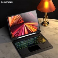 Detachable Backlit Keyboard Case with Trackpad for 12.9" iPad Pro 2018/2020/2021 可拆卸式背光鍵盤連觸控板保護套