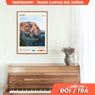 Wall paintings, Oil Paint, Italy Wall Art, Italy Poster, Italy Photo, Italy Wall Decor, Europe Poste
