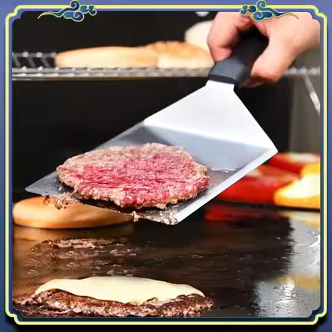 Latest BBQ Tool Set Burger Crusher Set, Burger Press Pot Cover BBQ Spatula Flavor Bottle