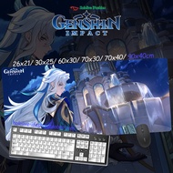 Neuvillette Mouse Pad Genshin Impact Keyboard Pad แผ่นรองเมาส์แท็บเล็ต แผ่นรองโต๊ะ อุปกรณ์เสริม เกมส