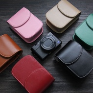 Leather Small Shoulder Bag Suitable for Canon g7x3Markiii Camera Bag g7x2 Retro Shoulder Bag Crossbo
