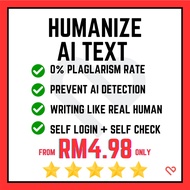 [FAST] Humanize AI Text | Suitable for Copy Writing / Students / Avoid >> Pegrarism <<
