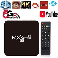 Android TV Box MXQ-Pro 4K Smart TV Box 5G Wifi Smart Universa Warranty