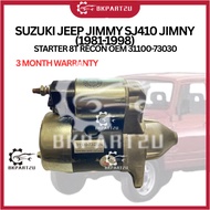 SUZUKI JEEP JIMMY SJ410 JIMNY (1981-1998) STARTER 8T RECON OEM 3 MONTH WARRATNY 31100-73030