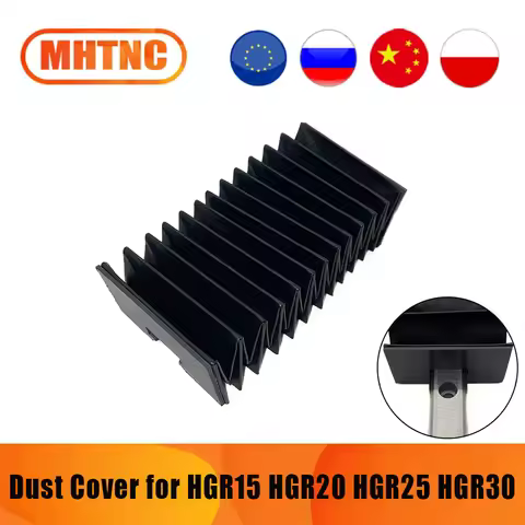 CNC guide linear guide Organ guide dust cover for HGR15 HGR20 HGR25 HGR30 linear rails Compression r