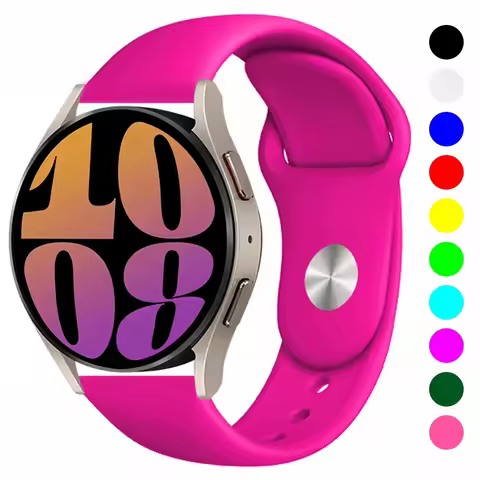 20mm 22mm strap For Samsung Galaxy watch 5 pro/6/4/Classic/Active 2/Gear S3 frontier silicone bracel