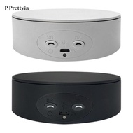 [P Prettyia] Rotating Display Stand Turntable, USB Use Photography  for Jewelry Cake 3D Curing Resin