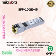 Microbits SFP+ 10G Transceiver (RJ45) SFP-10GE-45