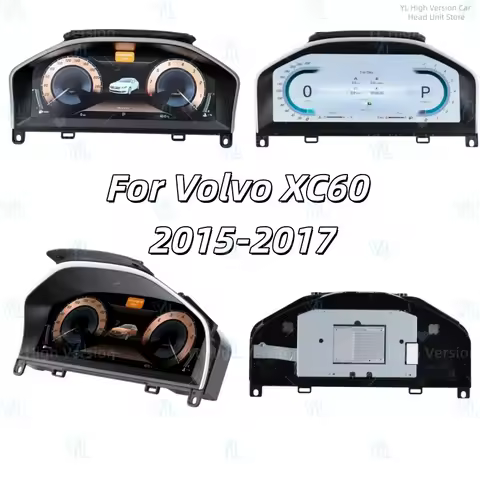 CY 12.3" Carplay Car Digital Cluster For Volvo XC60 S60 2015-2017 LCD Dashboard Instrument Panel Spe