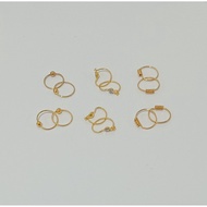 Baby Earrings Per Ball (6K Light Gold)