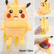 G5J4 Pokemon Backpack Pikachu Sling Bag Pokemon Children's Bag Doll Bag