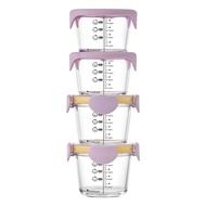 LocknLock | ภาชนะอาหารเด็กอ่อน แก้วซิลิโคนพร้อมฝา