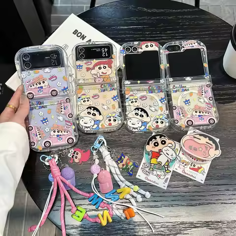 Driving For Crayon Shin-Chan Himawari Nohara Shiro Nice Holiday Creative Fun With Lanyard Samsung Ga