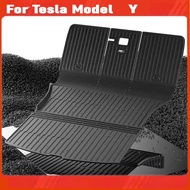 For Tesla Model Y Juniper 2025 Trunk Mat & Rear Seat Back Full-Cover Liner All-Weather Protective Up