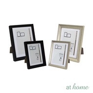 At Home Minimal Jazz Nordic Picture Frame – Bordered Design Photo Frame Display – 5x7, 8x10