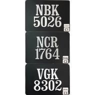 MOTOR NOMBOR PLATE BESI KETUK (TYPE #C) - [PLAT BESI | PLAT ALUMINUM | MOTOR | SUPERBIKE]