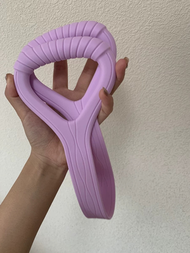 全城熱賣 - 8字矽膠拉力帶 (紫色) | 開肩美背神器 | 居家運動瘦手臂彈力繩