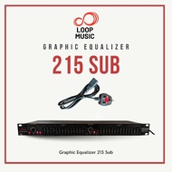 215 Sub Graphic Equalizer – 2-Channel 15-Band EQ (Professional Sound/Karaoke/Stage)