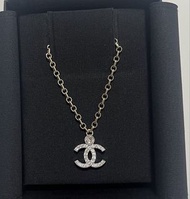 Chanel 水鑽雙C 項鍊