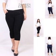 Jegging Pants 7/8 Jeans for Adult Women. 7/8 Elastic Waist Jeans. Rifas Pants 7/8 seluar jeans perem