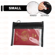 PVC Passport Holder Waterproof Passport Bag Boarding Pass Holder Passport Wallet Beg Passport Travel
