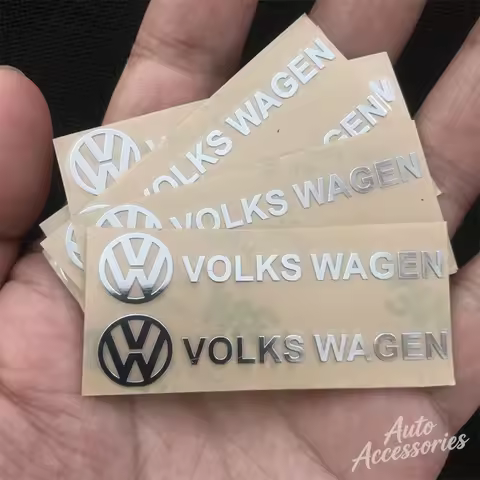 3D Metal Emblem Sticker Car Styling Interior Decoration Decal For VW Atlas Jetta Touareg Variant Gol