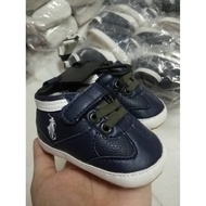 PREWALKER POLO STRAP KIDS SHOES BOY SHOES KASUT BUDAK LELAKI BOY STYLE KASUT POLO BABY INFANT SHOES 