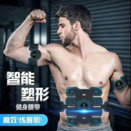 **多買多優惠* 運動智能USB充電腹肌貼三件套裝 (八塊腹肌款) (exerthre) (ems abs machine)