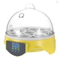 7 Eggs Mini Digital Egg Incubator Hatcher Transparent Eggs Hatching Machine Automatic Temperature Co