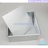 5/ 6/ 7/ 8/ 9 Inch Round Edge Extra Thick Square Straight Up Cake Pan loose Base/ Cake Tin/ Alloy Ca