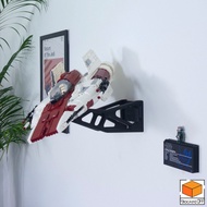 Wall Mount For Lego Star Wars Ucs A-Wing (75275) (2 In 1)