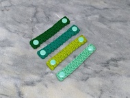 綠色系 編織口罩減壓帶/集線器