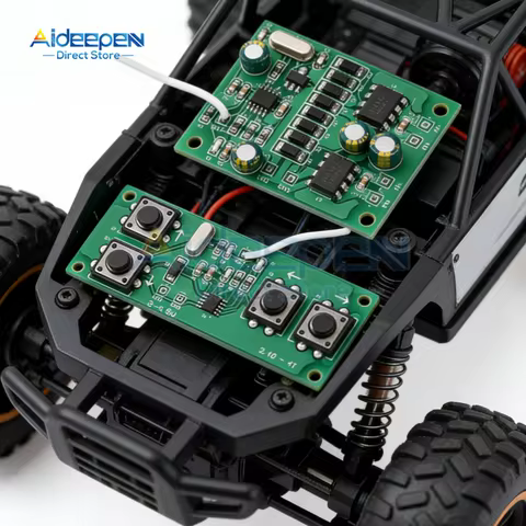 2.4G RC Transmitter Receiver Set 4 Channel 3A 10A 20A 50M Remote Range Reverse Polarity Protection f