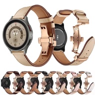 20mm 22mm Leather Band For Samsung Galaxy watch 4/classic/5/pro Gear s3 Active 2 bracelet Huawei GT/2/3 Pro strap