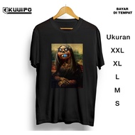 LOKAL Meme monalisa T-shirt Local Meme T-shirt/ Cool painting T-shirt/ Men's clothing/ Women's cloth