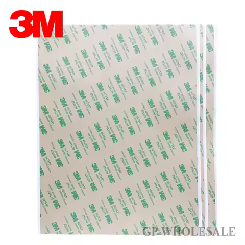 3M 467 467MP 200MP Double Adhesive Sticker, Super Thin 0.06mm Thick, (A4 Size 210x297mm)，for Namepla