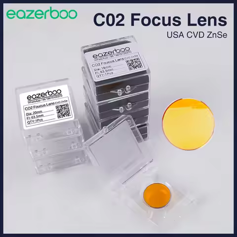 For Co2 Laser Engraving Cutting Machine HUNST CVD ZnSe Focus Lens Dia 12mm 18mm 19.05mm 20mm FL 38.1