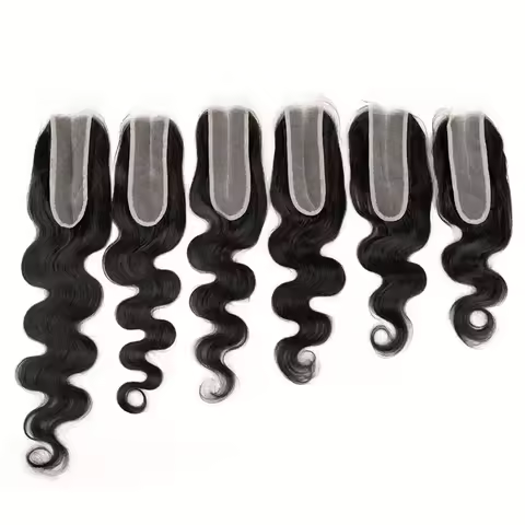 Body Wave 2x6 Swiss Lace Closure Human Hair Brazilian 2x6 Transparent Lace Closure 10-26 Inch Natura