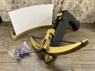 MunnyGrubbers - Crossbow Dice Roller - (Bronze) - (Random 7PCS D20 Dice Set Included) - Tabletop RPG